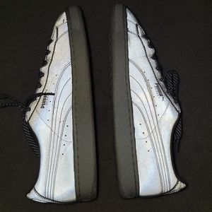 Puma classic basket reflective sneakers